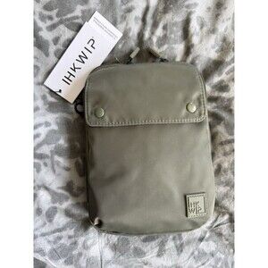 NWT IHKWIP Everyday Essentials Olive Green Crossbody with 2 Straps NEW